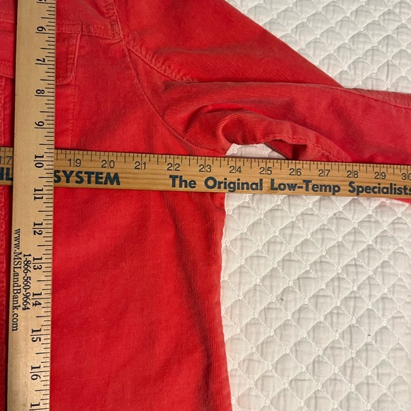 AMX Size 1X coral/pink corduroy jacket-hook and eye closure with grommets. - Picture 12 of 14